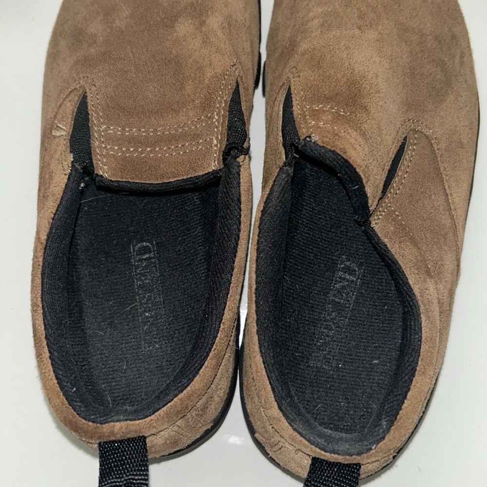Lands end men’s brown suede size 8 slip on shoes - Picture 4 of 6